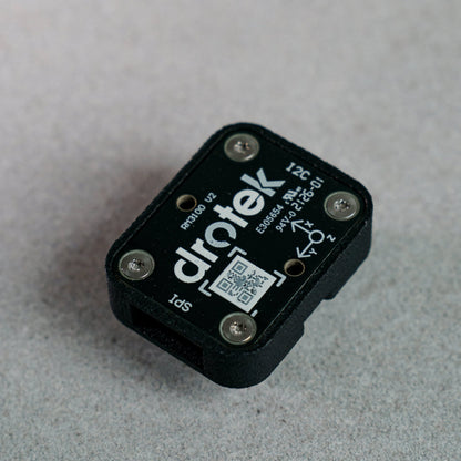 Siderion RM3100 professional magnetometer sensor on a gray background. 